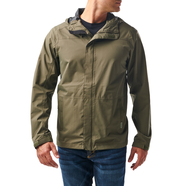 Куртка штормова 5.11 Tactical Exos Rain Shell 2XL RANGER GREEN - зображення 1