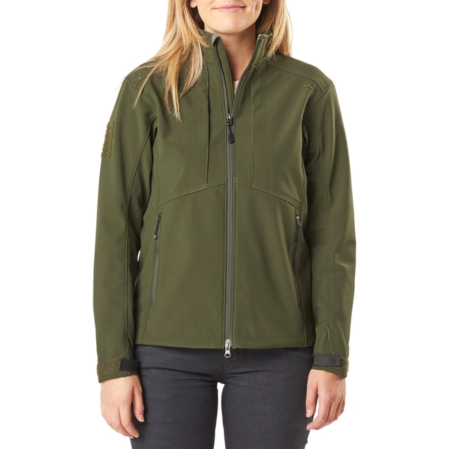 Куртка жіноча 5.11 Tactical Women's Sierra Softshell Jacket XL Moss - зображення 1