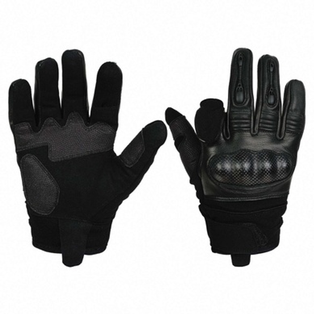 Тактические перчатки MIL-TEC Gen.II Black L - изображение 1
