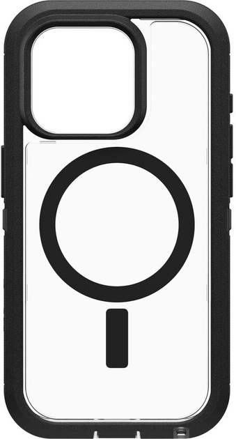 Панель Otterbox Defender XT Clear для Apple iPhone 15 Pro Dark Side (840304736348) - зображення 1