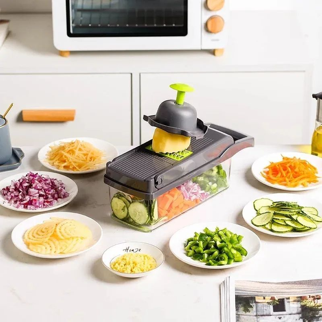 Овощерезка Nicer Dicer 25 предметів XPRO чорний (43831-_394) - Фото 4 Овощерезка Nicer Dicer 25 предметів XPRO чорний (43831-_394) - зображення 4
