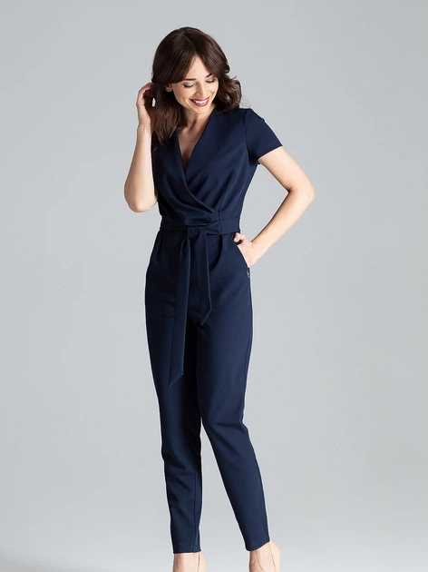 Kombinezon damski Lenitif L027 S Granatowy (5902194364935) - obraz 4