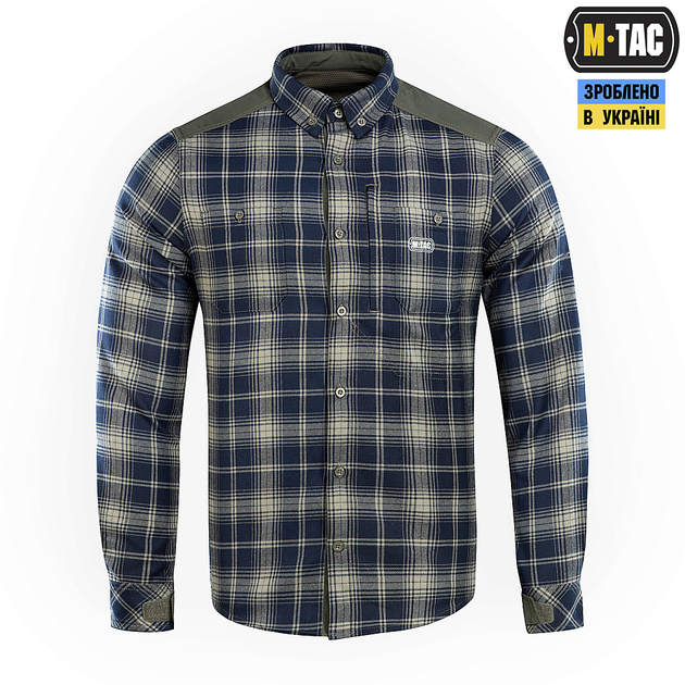 Рубашка Shirt Redneck Olive/Navy M/R M-Tac Blue - изображение 2