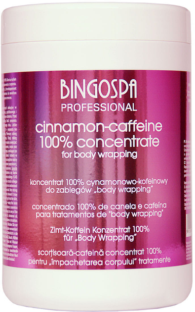 Концентрат для обгортання BingoSpa кориця-кофеїн 1000 г (5901842001529) - зображення 1