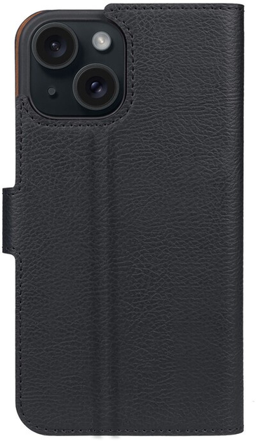 Etui z klapką Xqisit NP Slim Wallet Selection Anti Bac do Apple iPhone 15 Plus Black (4029948227627) - obraz 1