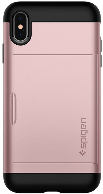 Панель Spigen Slim Armor CS для Apple iPhone XS Max Rose Gold (8809613763645) - зображення 2