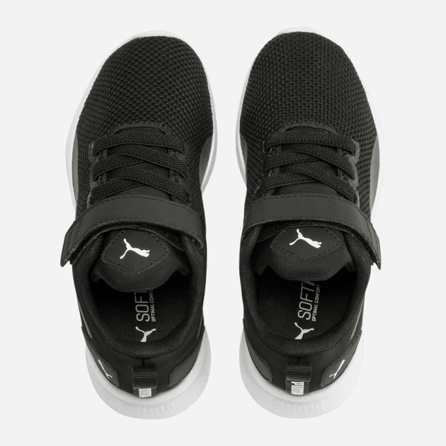 Buty sportowe chłopięce na rzepy Puma Flyer Runner V Ps 192929-01 30 Czarne (4060981166351) - obraz 5