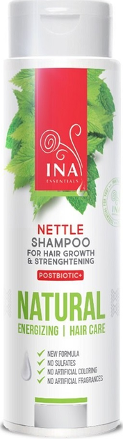Шампунь Ina Essentials Natural Nettle проти випадіння волосся 200 мл (3800502058427) - зображення 1