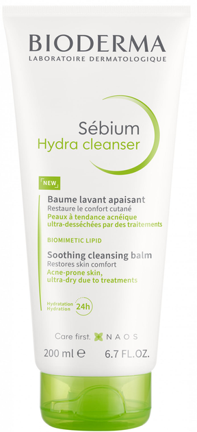 Oczyszczający balsam do twarzy Bioderma Sebium Hydra Cleanser 200 ml (3701129809273) - obraz 1