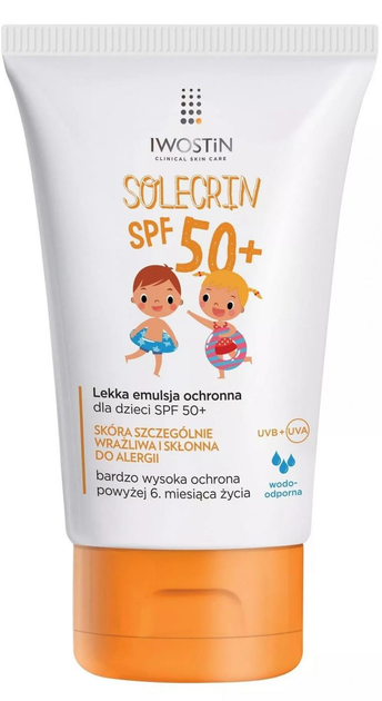 Emulsja przeciwsłoneczna Iwostin Solecrin For Children SPF 50 100 ml (5902502404612) - obraz 2