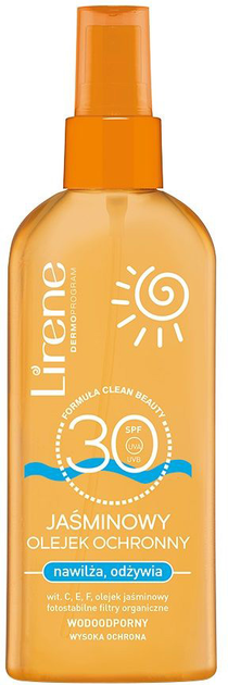 Olej przeciwsłoneczny Lirene Jasmine SPF 30 150 ml (5900717317048) - obraz 1