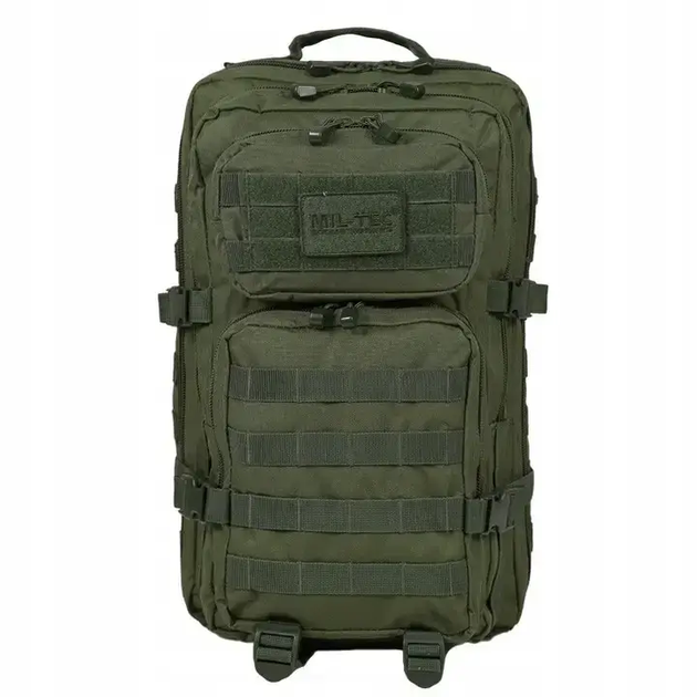 Штурмовой тактический рюкзак Mil-Tec Assault S Olive 20 л. 14002001 - изображение 2