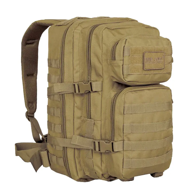 Штурмовий тактичний рюкзак Mil-Tec Assault S Coyote 20 л. 14002005 - изображение 1
