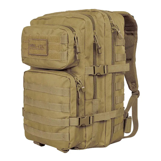 Штурмовий тактичний рюкзак Mil-Tec Assault S Coyote 20 л. 14002005 - изображение 2