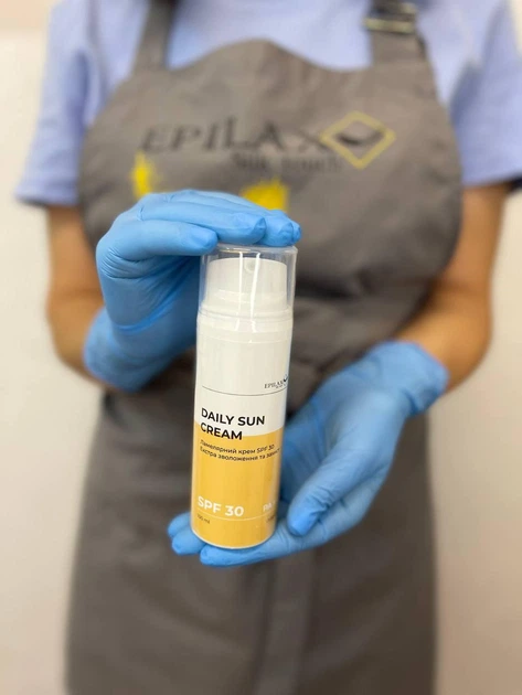 Ламеллярный крем SPF 30 Epilax для дополнительного увлажнения и защиты лица и тела, 100 мл. - Фото 6 Ламеллярный крем SPF 30 Epilax для дополнительного увлажнения и защиты лица и тела, 100 мл. - изображение 6
