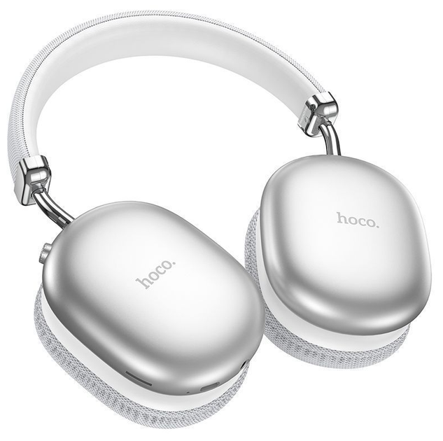 Навушники Bluetooth гарнітура Hoco W35 Max бездротові повнорозмірні Срібло - зображення 4
