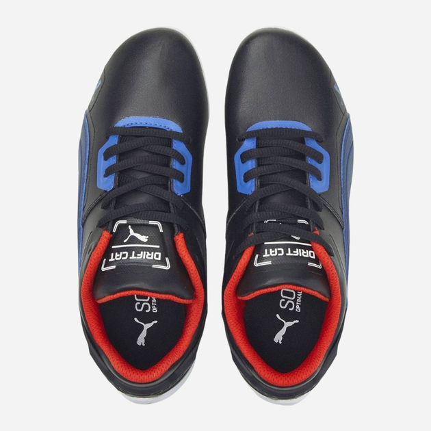 Buty sportowe chłopięce na rzepy Puma BMW Drift Cat DElta Jr 307119-01 37 Czarne (4064536069920) - obraz 5