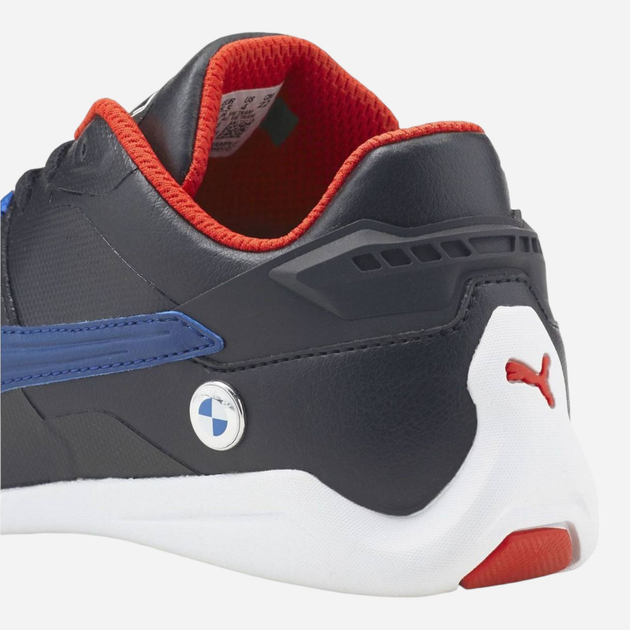 Buty sportowe chłopięce na rzepy Puma BMW Drift Cat DElta Jr 307119-01 37 Czarne (4064536069920) - obraz 6