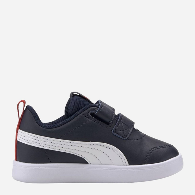 Tenisówki chłopięce na rzepy Puma Courtflex V2 V Inf 371544-01 21 Granatowe (4062451561086) - obraz 1