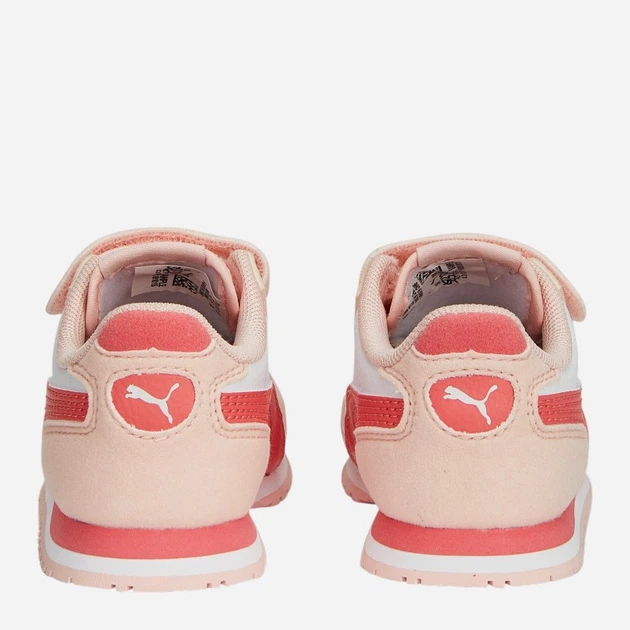 Sneakersy dziecięce dla dziewczynki na rzepy Puma Cabana Racer SL 20 V Inf 383731-09 21 Beżowe (4065452581688) - obraz 4