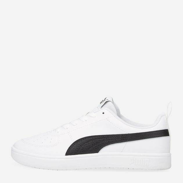 Sneakersy młodzieżowe dla dziewczynki Puma Rickie Jr 384311-03 39 Białe z czarnym (4064536267784) - obraz 3