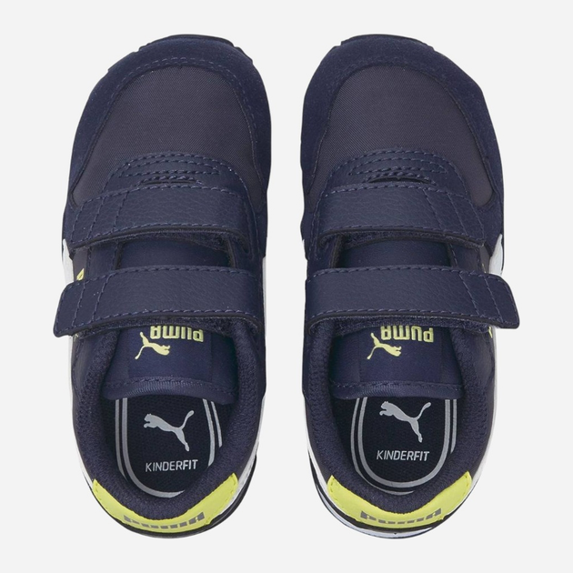 Buty sportowe chłopięce na rzepy Puma St Runner V3 Nl V Inf 384903-02 27 Granatowe (4064536371559) - obraz 5