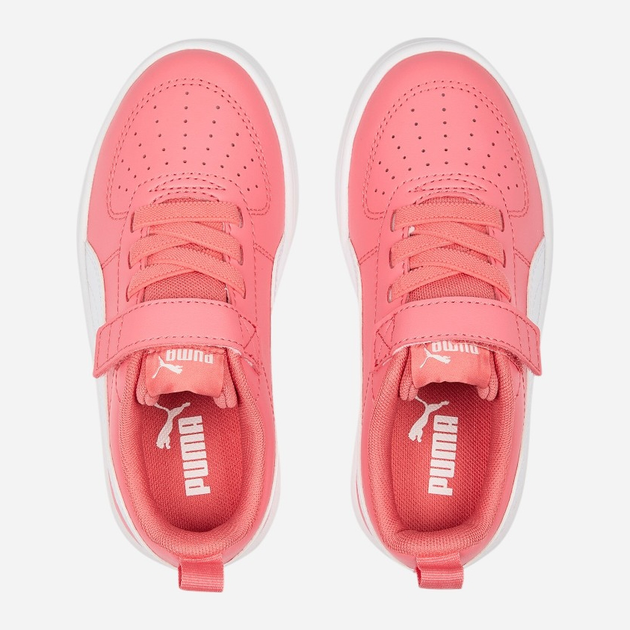 Sneakersy dziecięce dla dziewczynki na rzepy Puma Rickie AC+ PS 385836-16 28 Różowe (4065452684112) - obraz 5