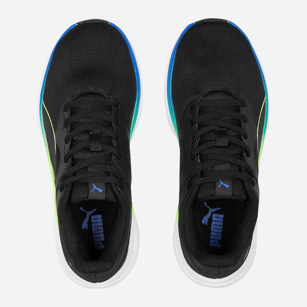 Buty sportowe chłopięce na rzepy Puma Transport Jr 386253-06 37.5 Czarne z białym (4065453467165) - obraz 4
