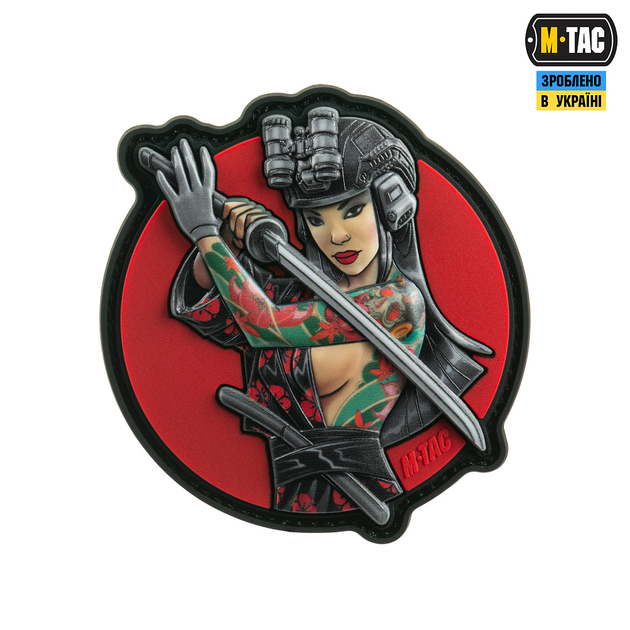Нашивка M-Tac Tactical girl №3 Череп на плечі PVC - зображення 1