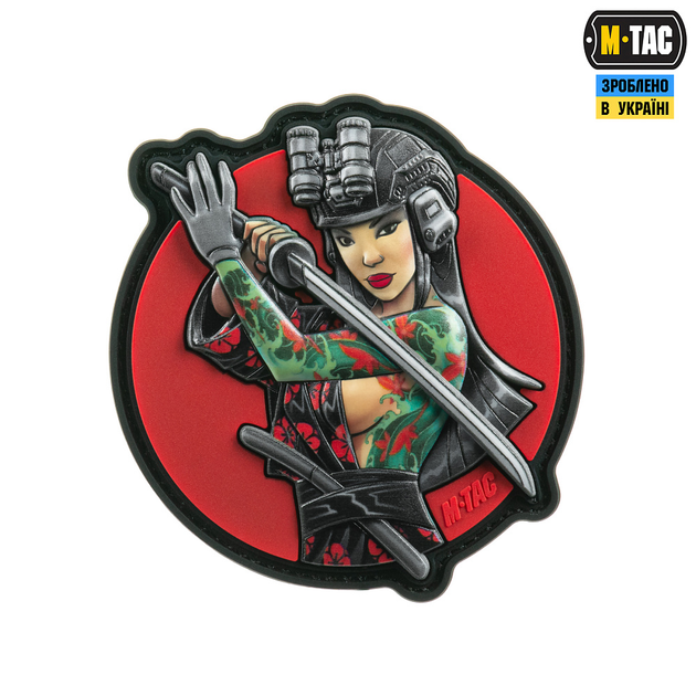 Нашивка M-Tac Tactical girl №3 Водограй Бирюза PVC - изображение 1