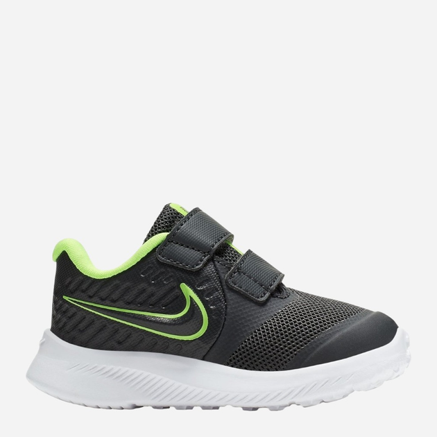 Buty sportowe chłopięce na rzepy Nike Star Runner 2 (TDV) AT1803-004 19.5 Czarne (193146216661) - obraz 2