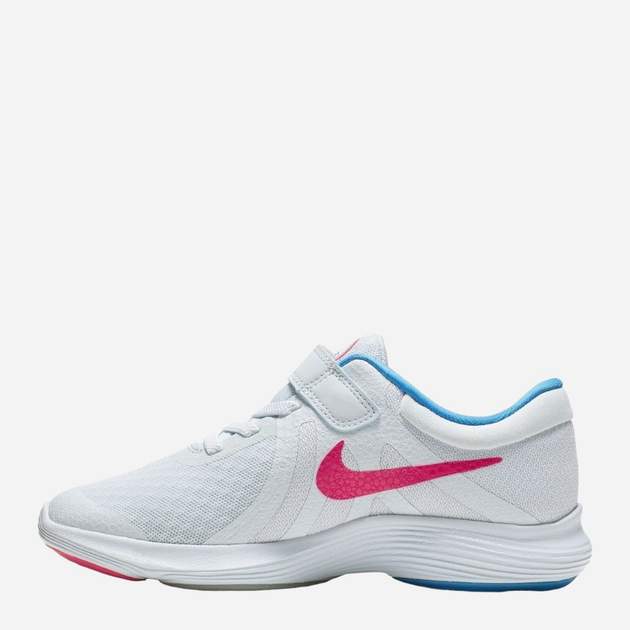 Buty sportowe dziecięce dla dziewczynki na rzepy Nike Revolution 4 Heat Chk PSV CI5537-400 28 Białe (192502909308) - obraz 2