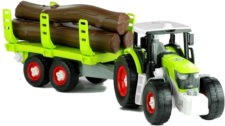 Traktor Dromader Fatm z przyczepą do drewna (6900360027164) - obraz 2