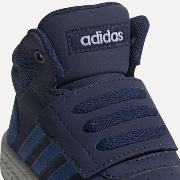 Дитячі високі кросівки для хлопчика adidas Hoops Mid 2.0 I EE6714 19 Сині (4061615968440) - зображення 3