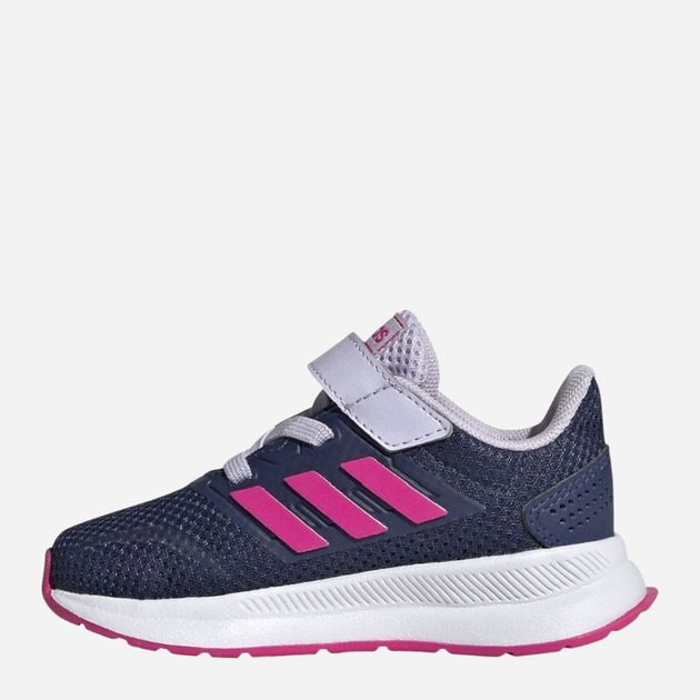 Buty sportowe dziecięce dla dziewczynki Adidas Runfalkon I EG6154 22 Ciemnogranatowe (4062052511626) - obraz 2