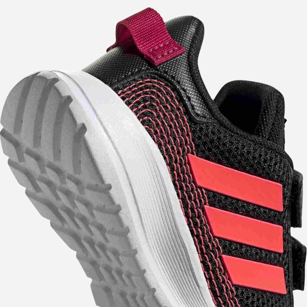 Buty sportowe dziecięce dla dziewczynki na rzepy adidas Tensaur Run I FW4137 21 Czarne (4060517537273) - obraz 6