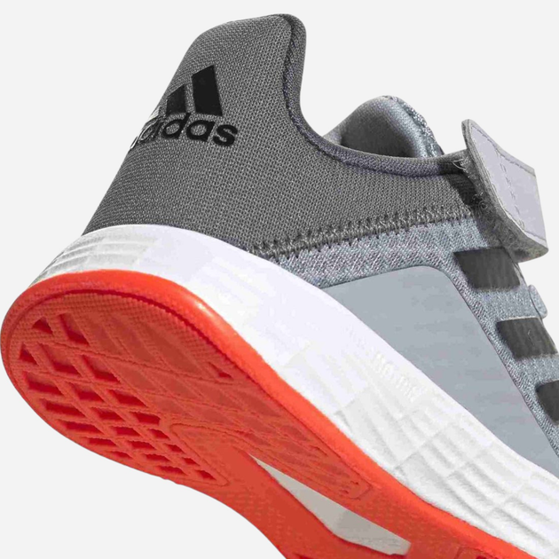 Buty sportowe dziecięce dla dziewczynki na rzepy adidas Duramo Sl I FY9176 23 Szare (4064036732935) - obraz 5