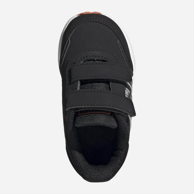 Buty sportowe chłopięce na rzepy adidas Vs Switch 3 I FY9228 21 Czarne z niebieskim (4064037492692) - obraz 4
