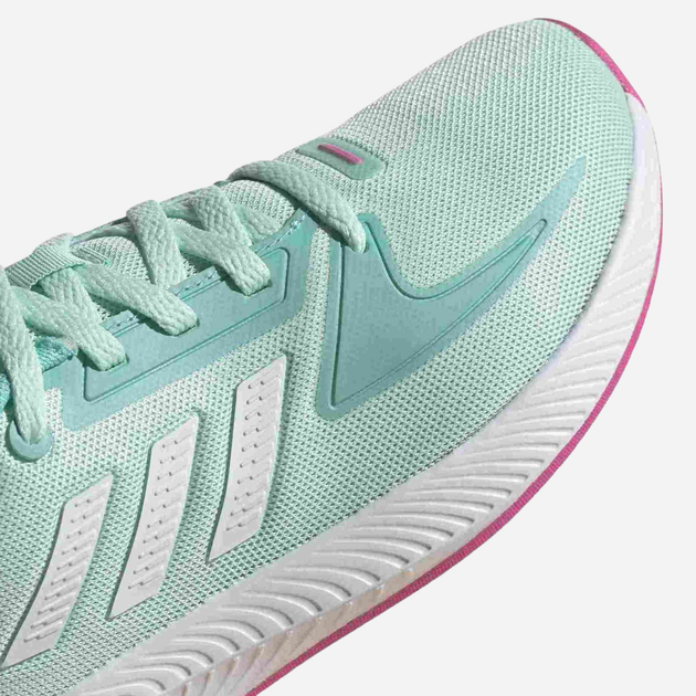 Підліткові кросівки для дівчинки adidas Runfalcon 2.0 K FY9502 40 Зелені (4064036728617) - зображення 5