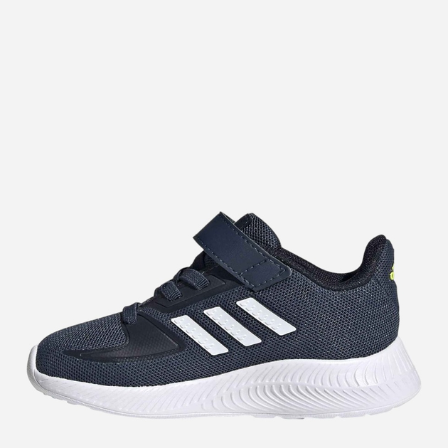 Buty sportowe chłopięce na rzepy Adidas Runfalcon 2.0 I FZ0096 19 Ciemnogranatowe (4064036685781) - obraz 2