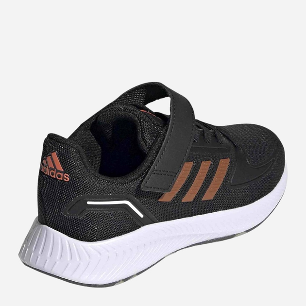 Buty sportowe chłopięce na rzepy adidas Runfalcon 2.0 C FZ0116 28 Czarne z brązowym (4064036736704) - obraz 3