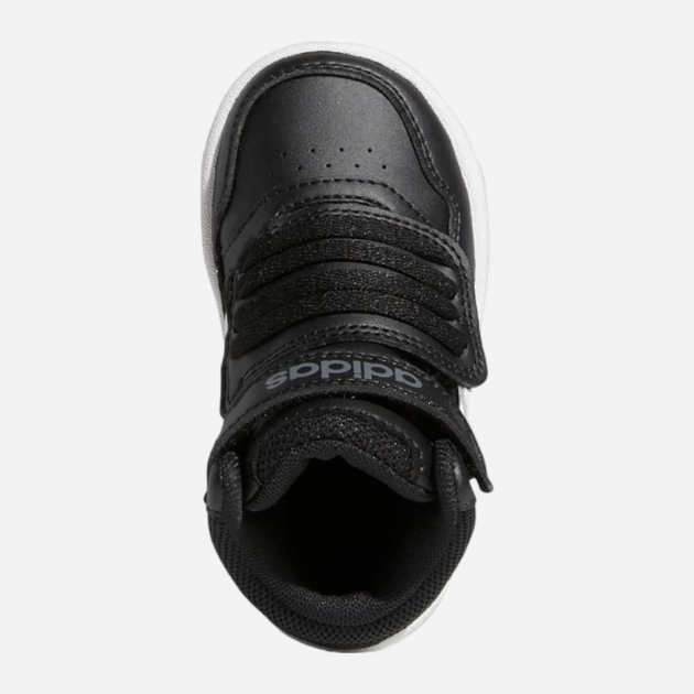 Buty sportowe chłopięce na rzepy za kostkę adidas Originals Hoops Mid 3.0 AC I GW0408 25 Czarne (4065418424561) - obraz 5