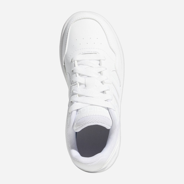 Підліткові кеди для дівчинки adidas Hoops 3.0 K GW0433 37.5 Білі (4065418370875) - зображення 5