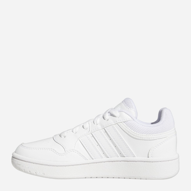 Sneakersy młodzieżowe dla dziewczynki adidas Originals Hoops 3.0 K GW0433 39.5 Białe (4065418374552) - obraz 3