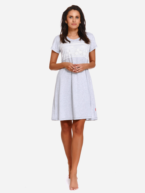 Нічна сорочка жіноча Doctor Nap Tw.9233 XXXL Сіра (5902701122300) - зображення 1