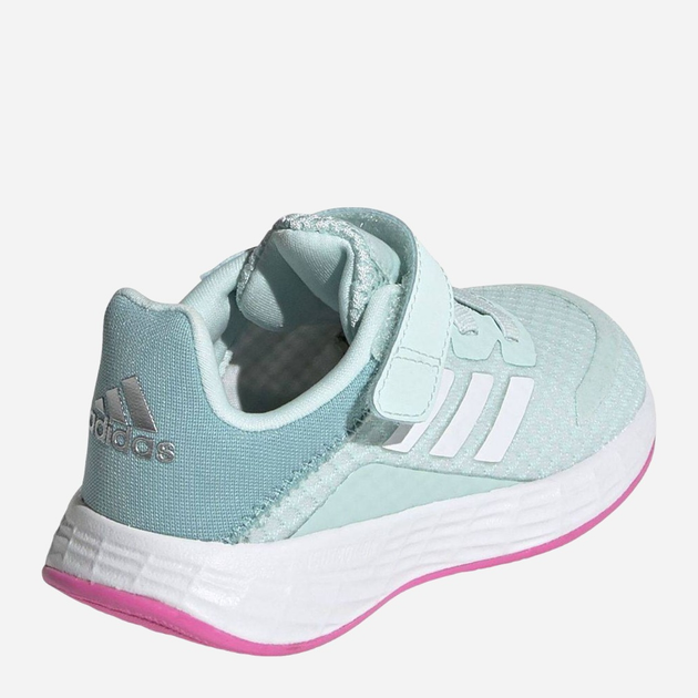 Buty sportowe dziecięce dla dziewczynki na rzepy adidas Duramo Sl I GW2234 25.5 Miętowe (4064049343661) - obraz 3
