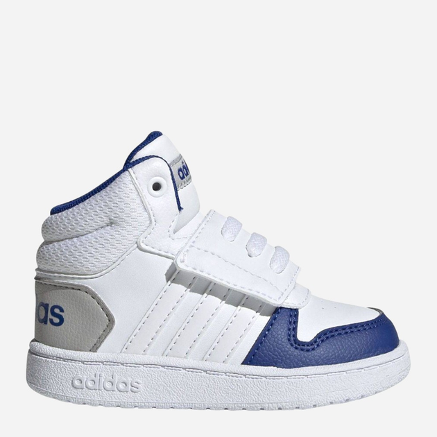 Buty sportowe chłopięce na rzepy za kostkę Adidas Hoops Mid 2.0 I GW4838 22 Białe (4064049362723) - obraz 1