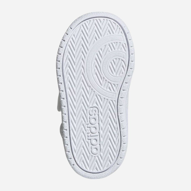 Дитячі високі кросівки для хлопчика adidas Hoops Mid 2.0 I GW4838 25 Білі (4064049362754) - зображення 4