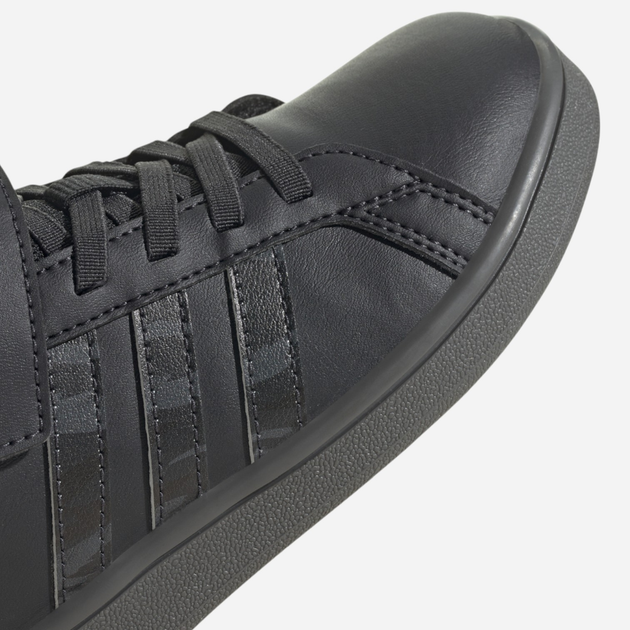 Дитячі кеди для хлопчика adidas Grand Court El C GW6232 30 Чорні (4065418273183) - зображення 5