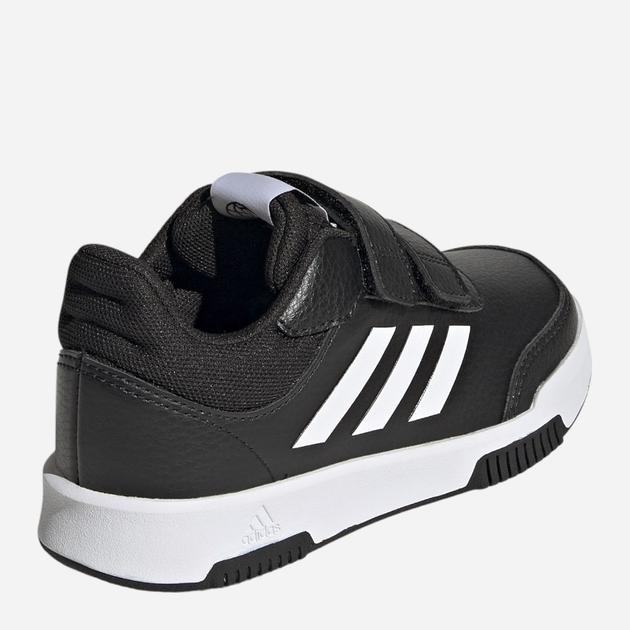 Buty sportowe chłopięce na rzepy adidas Tensaur Sport 2.0 Cf K GW6440 38.5 Czarne z białym (4065426080643) - obraz 4